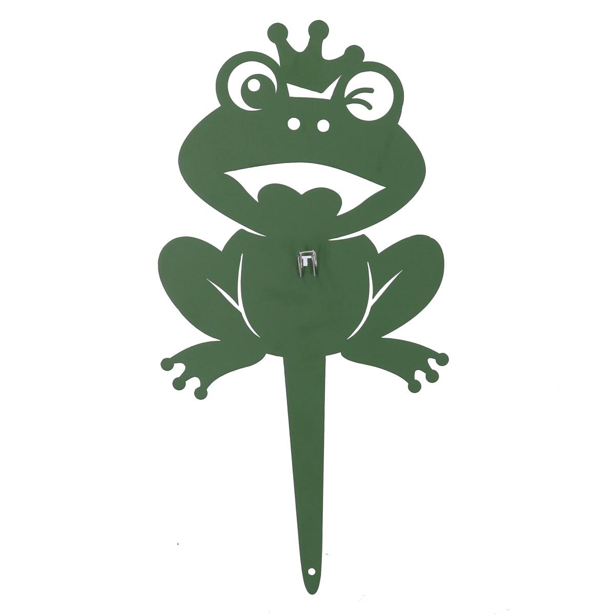 Portaspirali Rana Verde Metallo cm.18x2x36 | Vacchetti