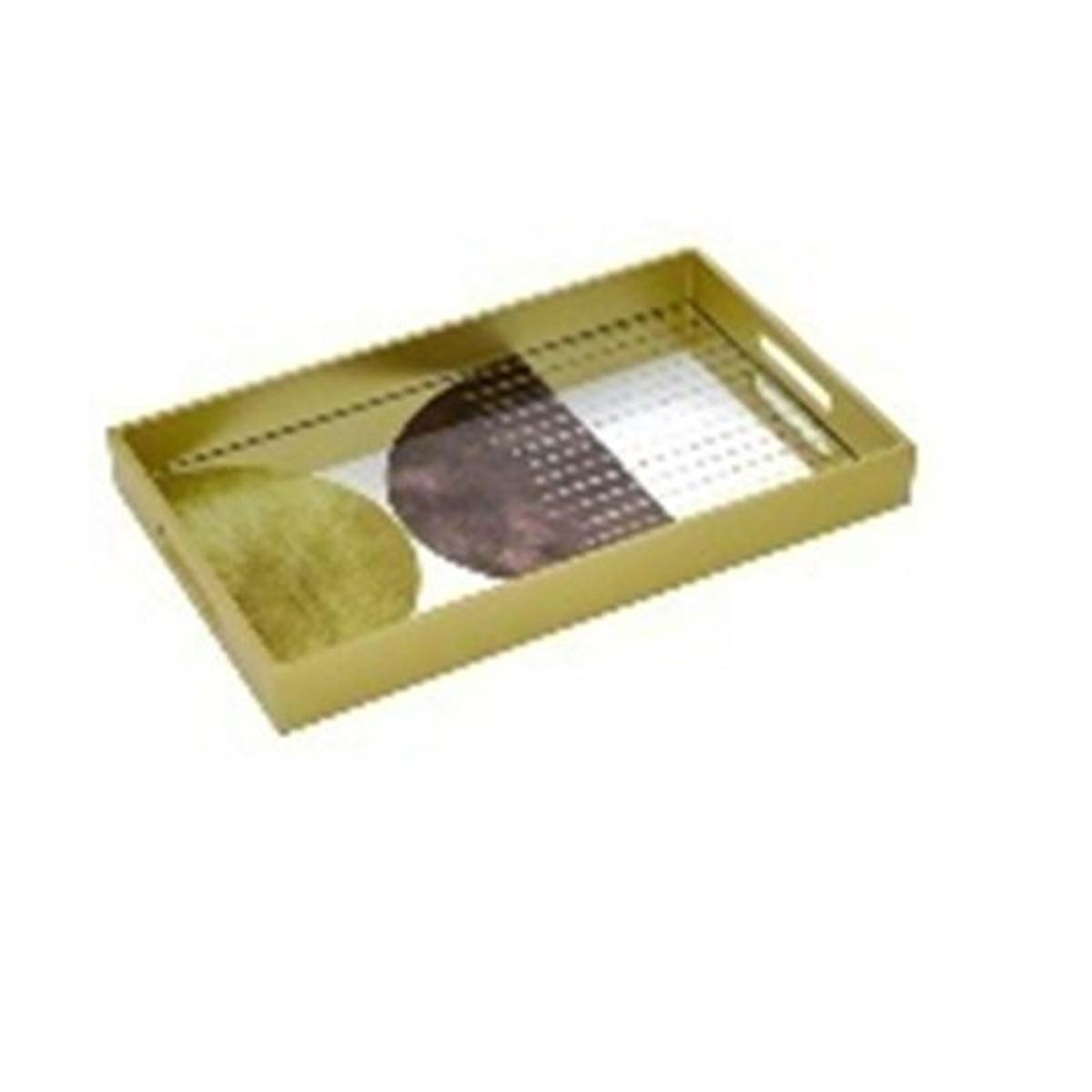 Vassoio Legno Specchio Astratto cm.40x24 | Montemaggi