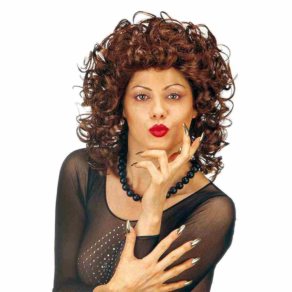 Parrucca Castana Milly Riccia |Widmann