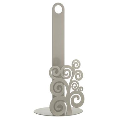 Porta Rotolo Tavolo Metallo Tortora con Albero cm.33 | Montemaggi