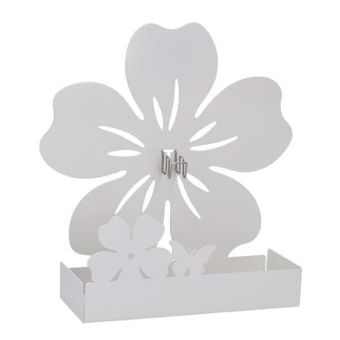 Portazampirone Metallo Fiore Bianco cm.17x5h17,5 | Vacchetti