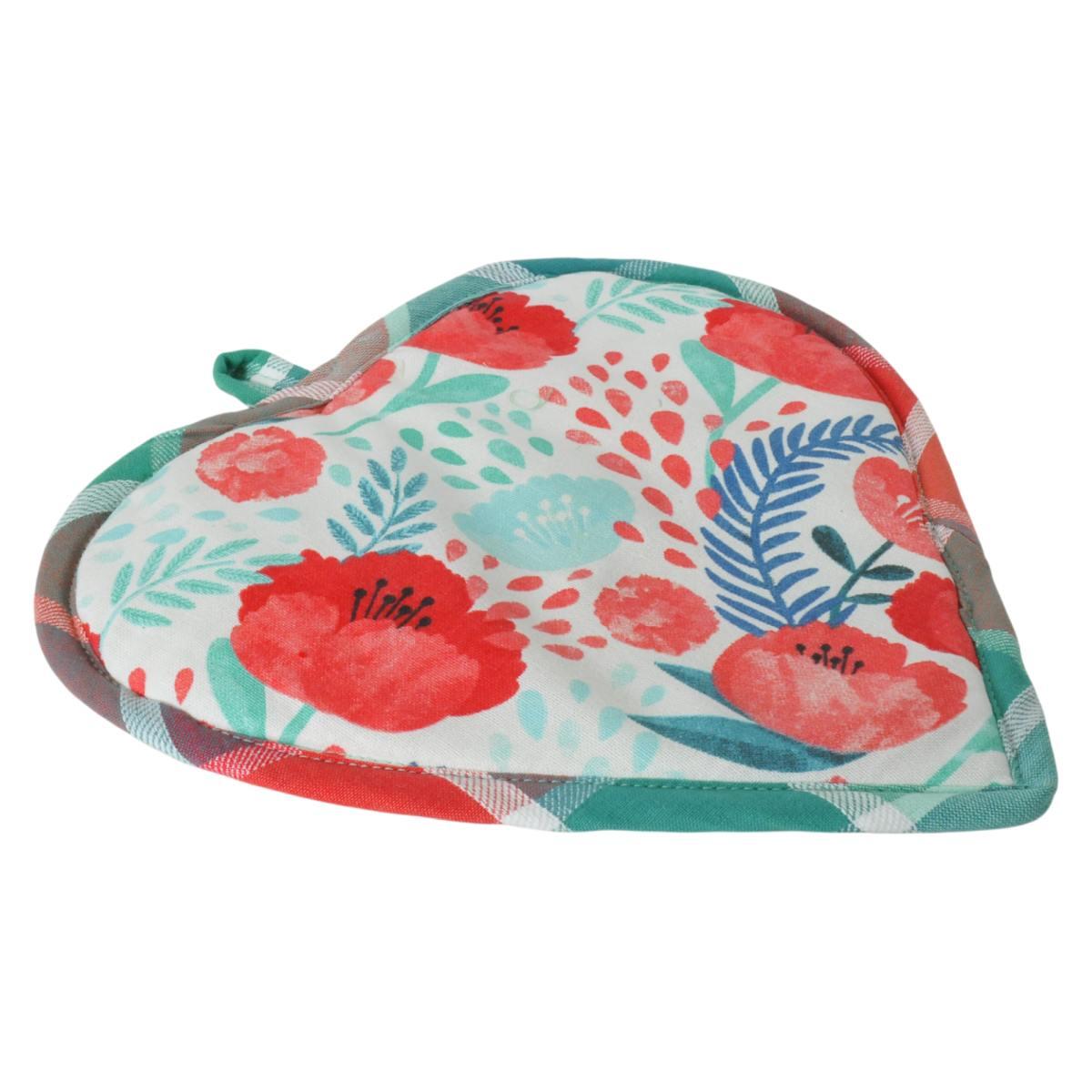 Sottopentola Cuore Cotone Tulipani con Profumo cm.28 |Montemaggi