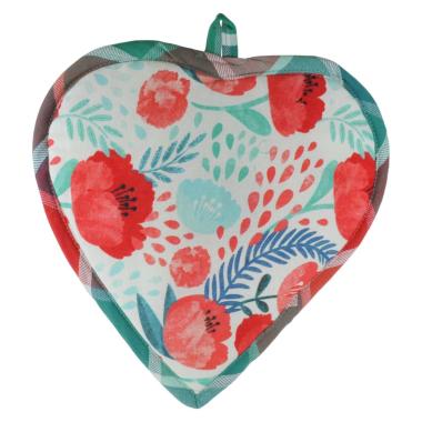 Sottopentola Cuore Cotone Tulipani con Profumo cm.28 |Montemaggi