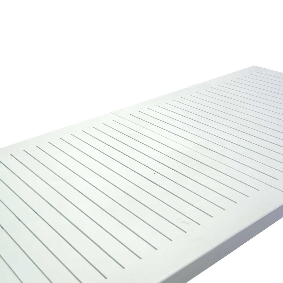 Tavolo Alluminio Monterey Allungabile Bianco cm.150/210X89H75 | Vacchetti