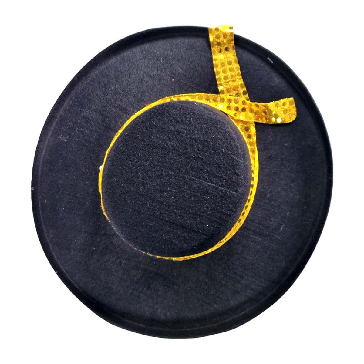 Cappello Torero Feltro Nero Oro |Widmann