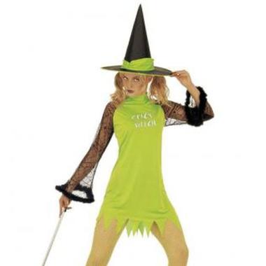 Costume Spicy Witch Verde |Widmann
