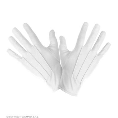 Guanti Corti Cotone Bianchi |Widmann