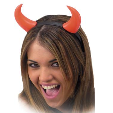 Cerchietto con Corna da Diavolo Rosse |Carnival Toys