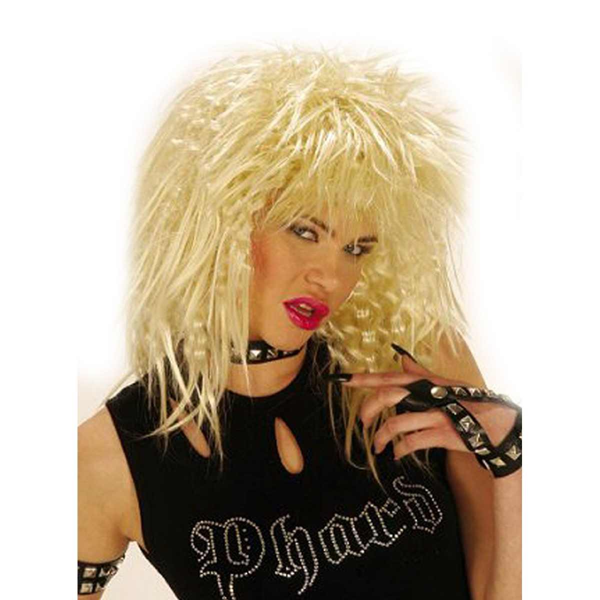 Parrucca Kiss KisS/Mossa con Frangia 3 Colori |Widmann