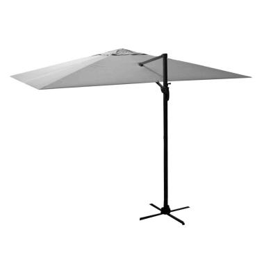 Ombrellone Alluminio New Michigan 3X3H2,65M Senza Mantovana Grigio | Vacchetti