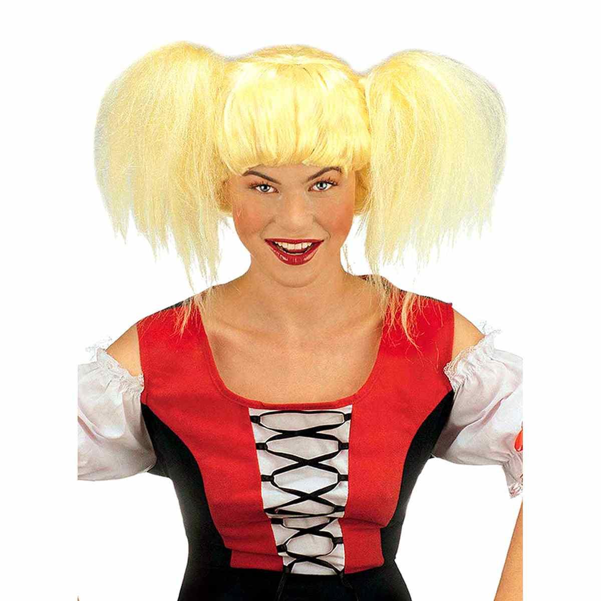 Parrucca Bionda Heidi con Cocche |Widmann