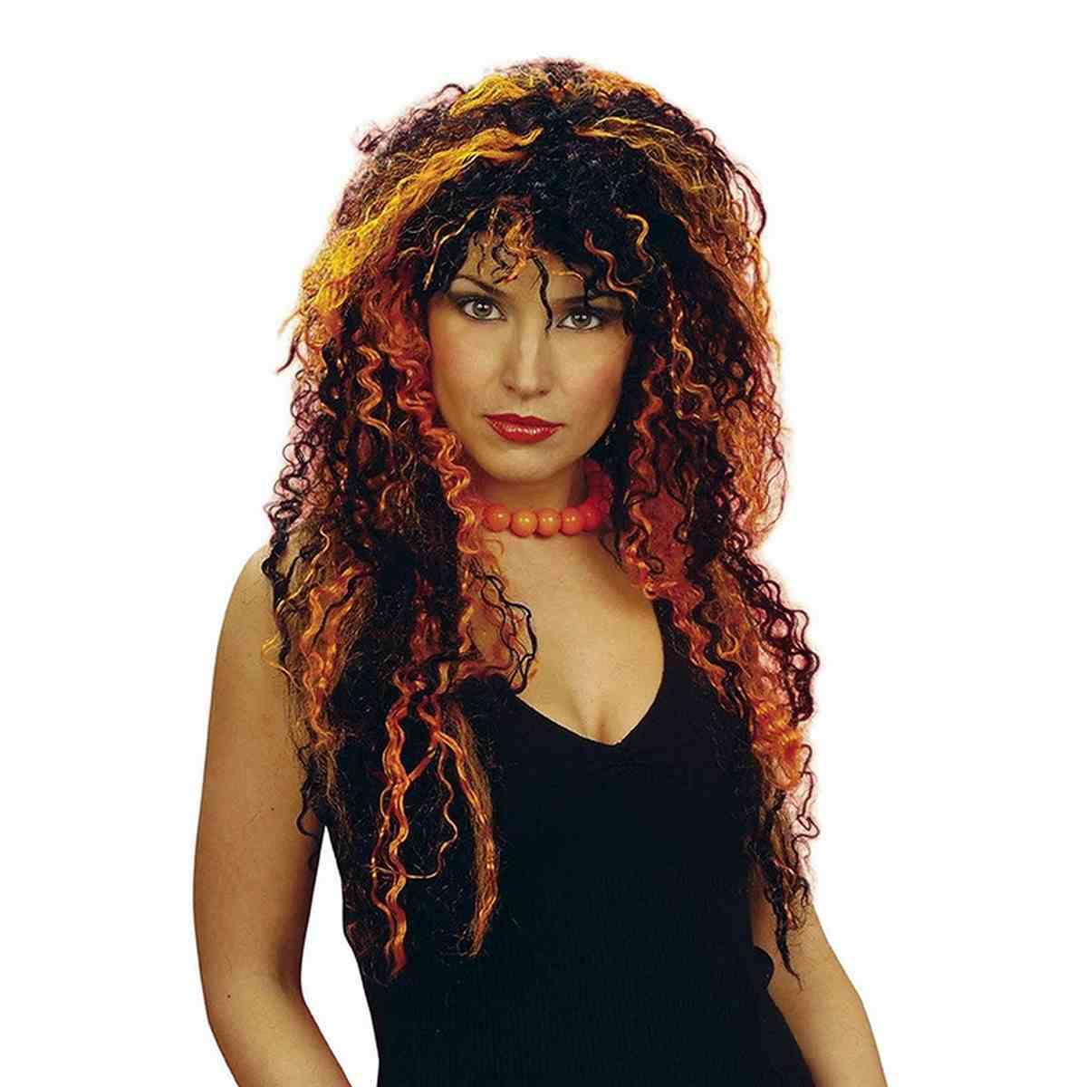 Parrucca Vamp Mossa 6 Colori |Widmann