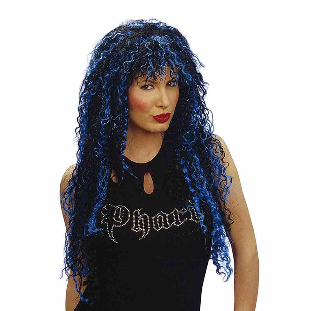 Parrucca Vamp Mossa 6 Colori |Widmann