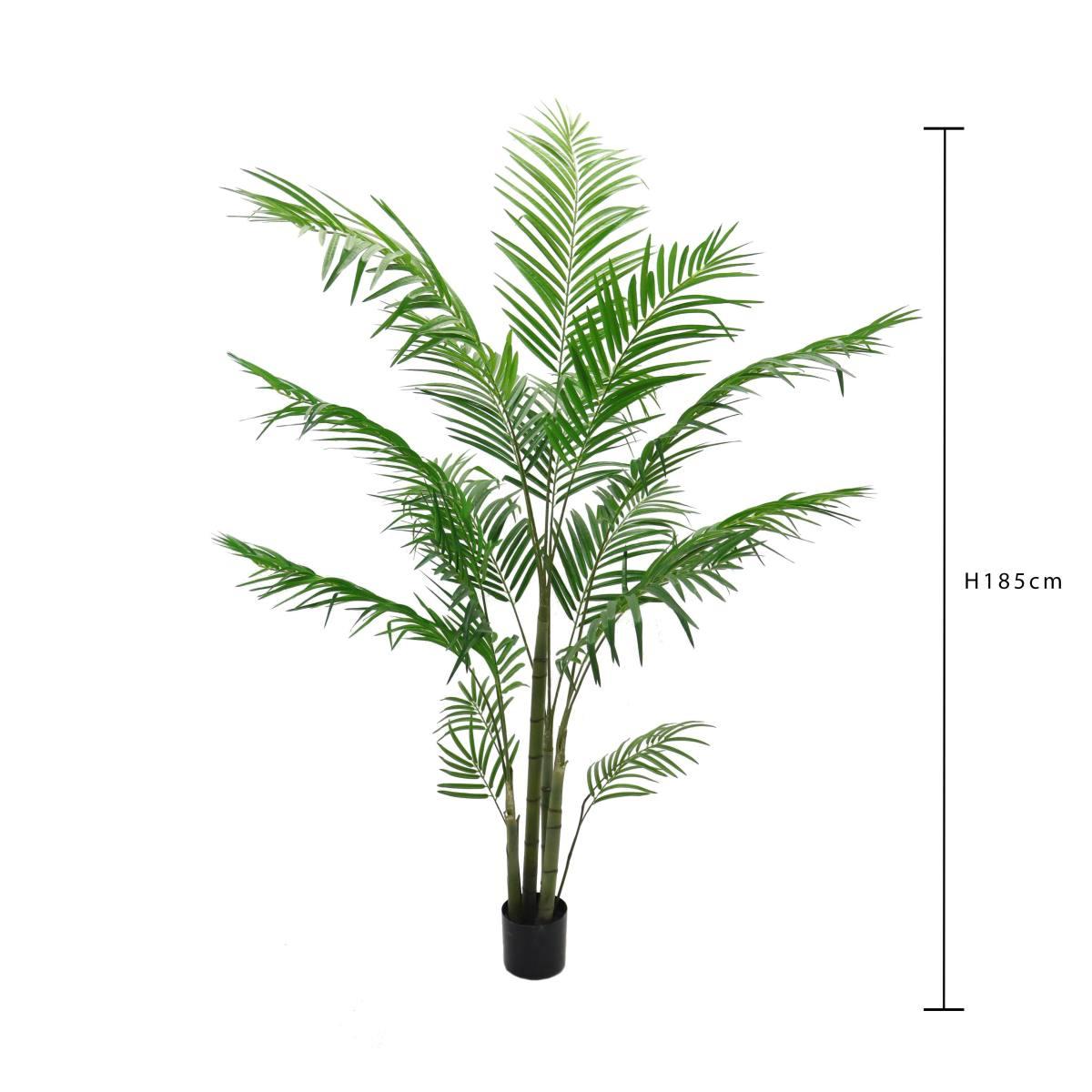Pianta Palma Areca PVC Verde con Vaso cm.185 | Bianchi Dino