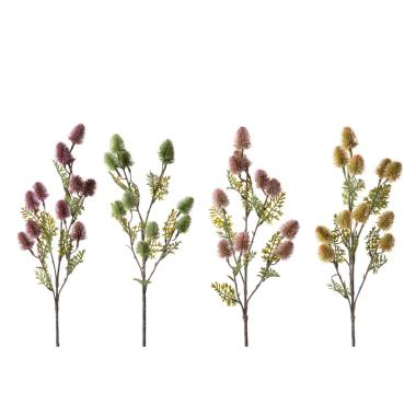 Fiore Mini Cardo x11 Assortito 4 Colori cm.64 | Bianchi Dino