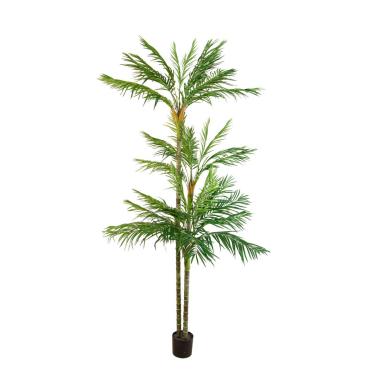 Pianta Palma Areca PVC Verde con Vaso cm.270 | Bianchi Dino