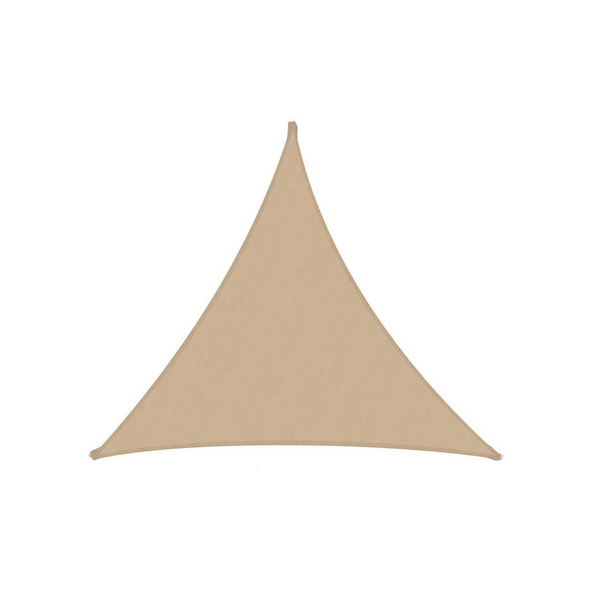 Vela Ombreggiante Tessuto Triangolare Sabbia cm.500X500X500 | Vacchetti