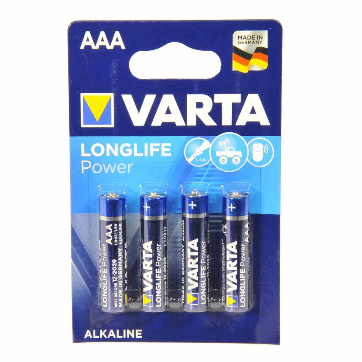 Batteria Mini Stilo Varta Alcaline pz.4 L life | Varta