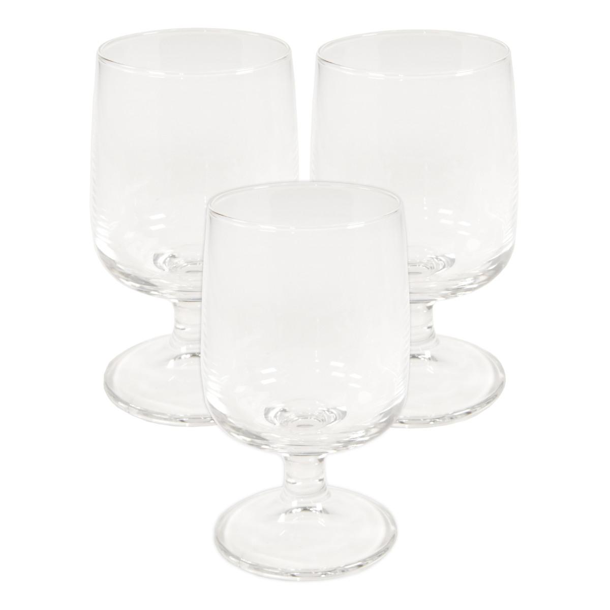 Bicchieri Vetro Set pz.3 Bormioli Acqua Executiv 287 | Bormioli