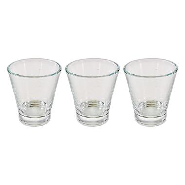 Bicchieri Vetro Set pz.3 CaffÃ¨ Vetro Caffeino ml.85 | Bormioli