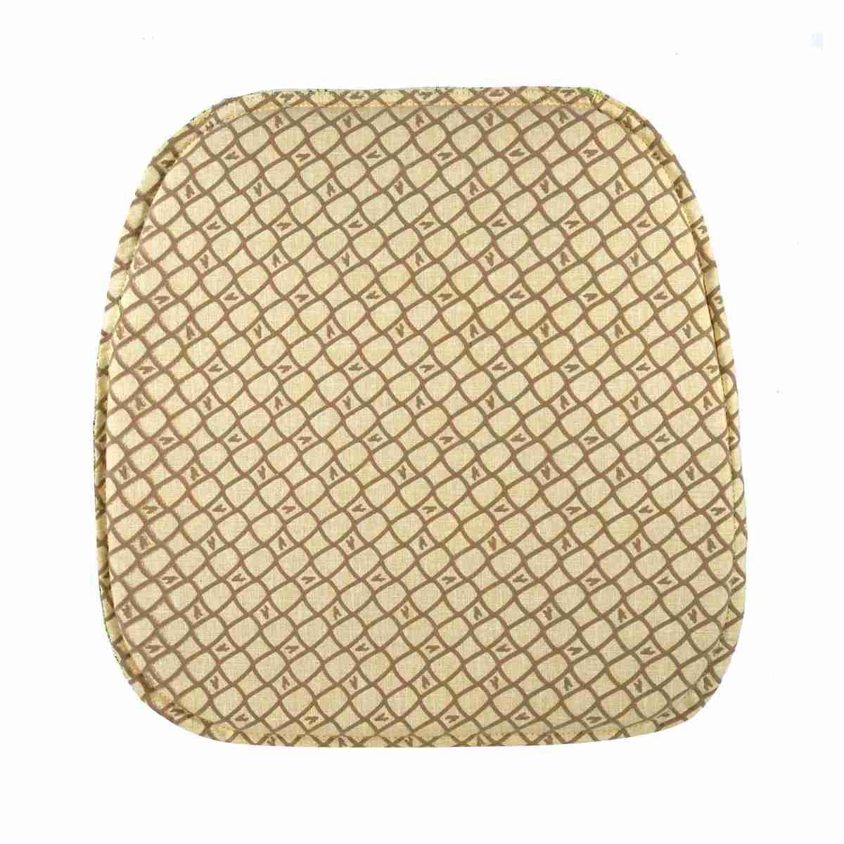 Cuscino Sedia Letizia Blu Semitondo | Alore Casa