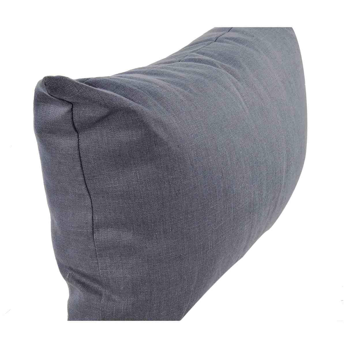 Cuscino Arredo Lino Grigio cm.40x60x20 | Alore Casa