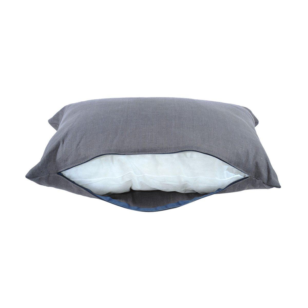 Cuscino Arredo Lino Grigio cm.40x60x20 | Alore Casa