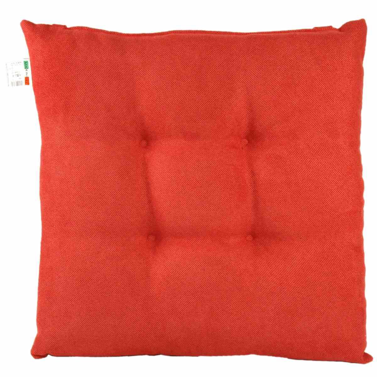 Cuscino Sedia Letizia Pesca cm.41x41 175 | Alore Casa