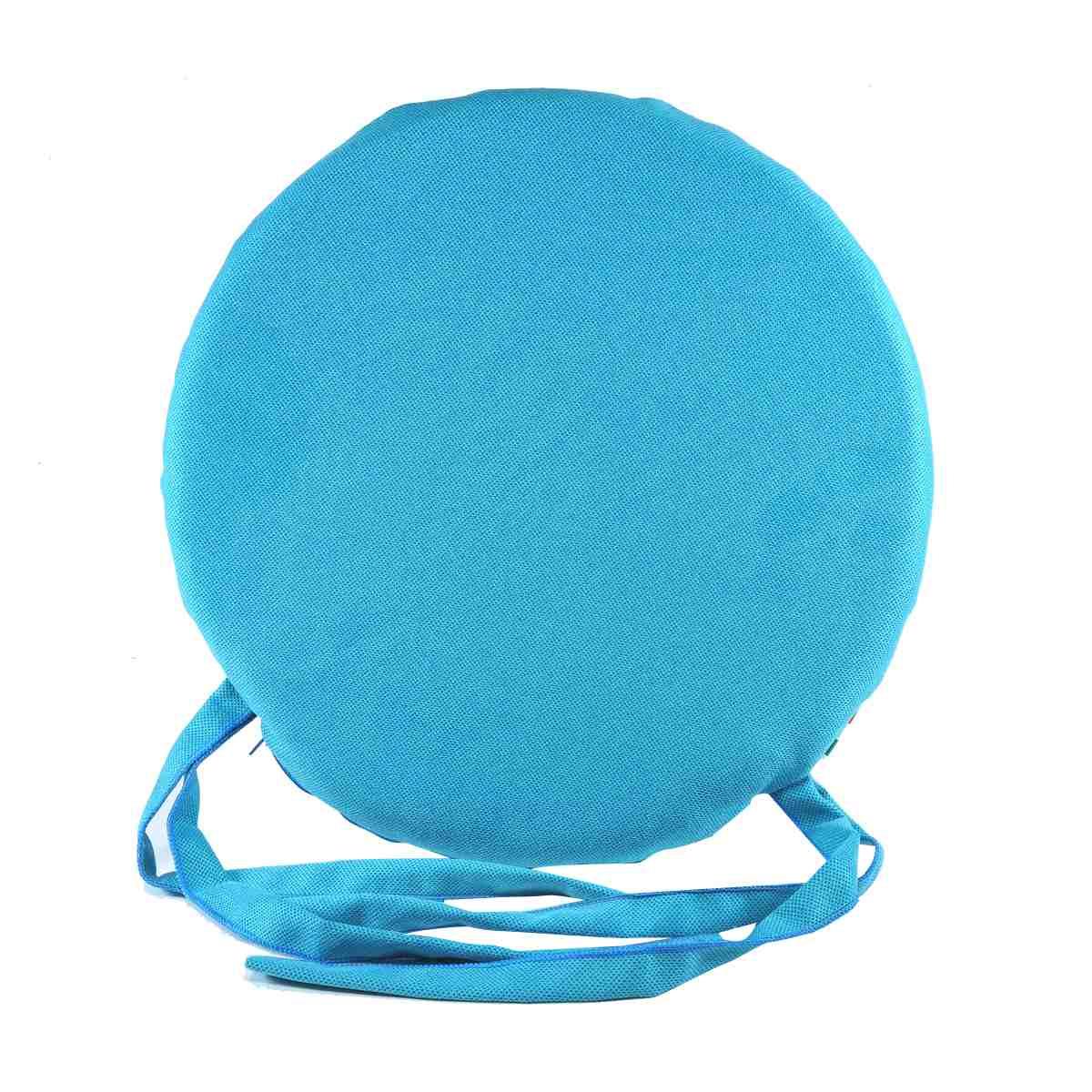 Cuscino Sedia Letizia Turchese cm.Ø38 V14 | Alore Casa