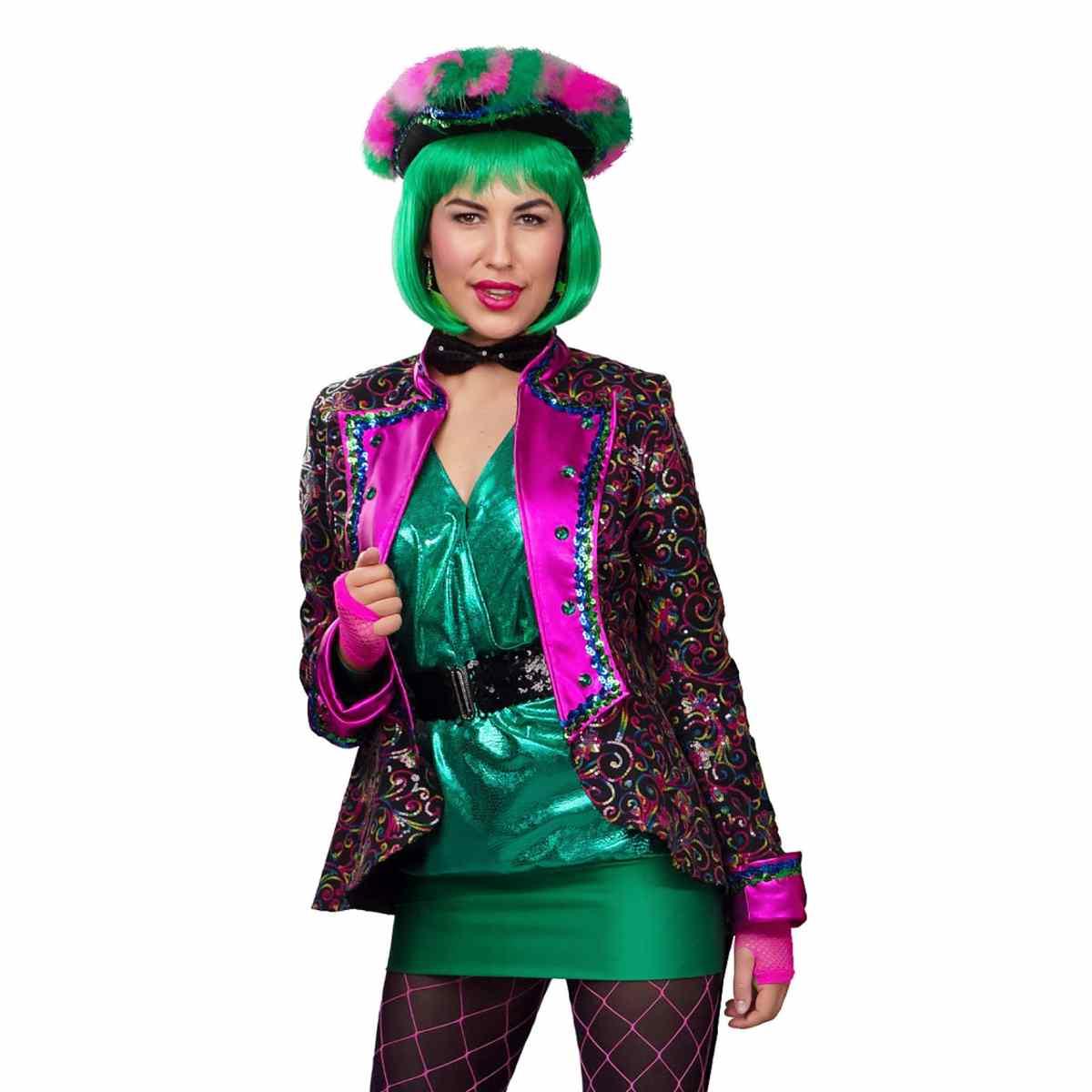 Giacca Paillettes Patchwork Multicolor |Orlob