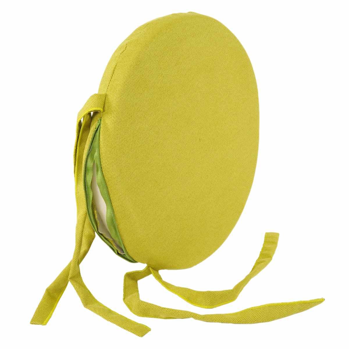 Cuscino Sedia Letizia Verde cm.Ã˜38 | Alore Casa