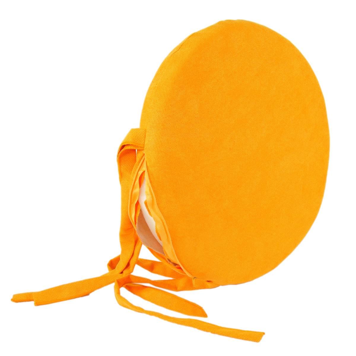 Cuscino Sedia Letizia Arancio cm.Ã˜38 V9 | Alore Casa