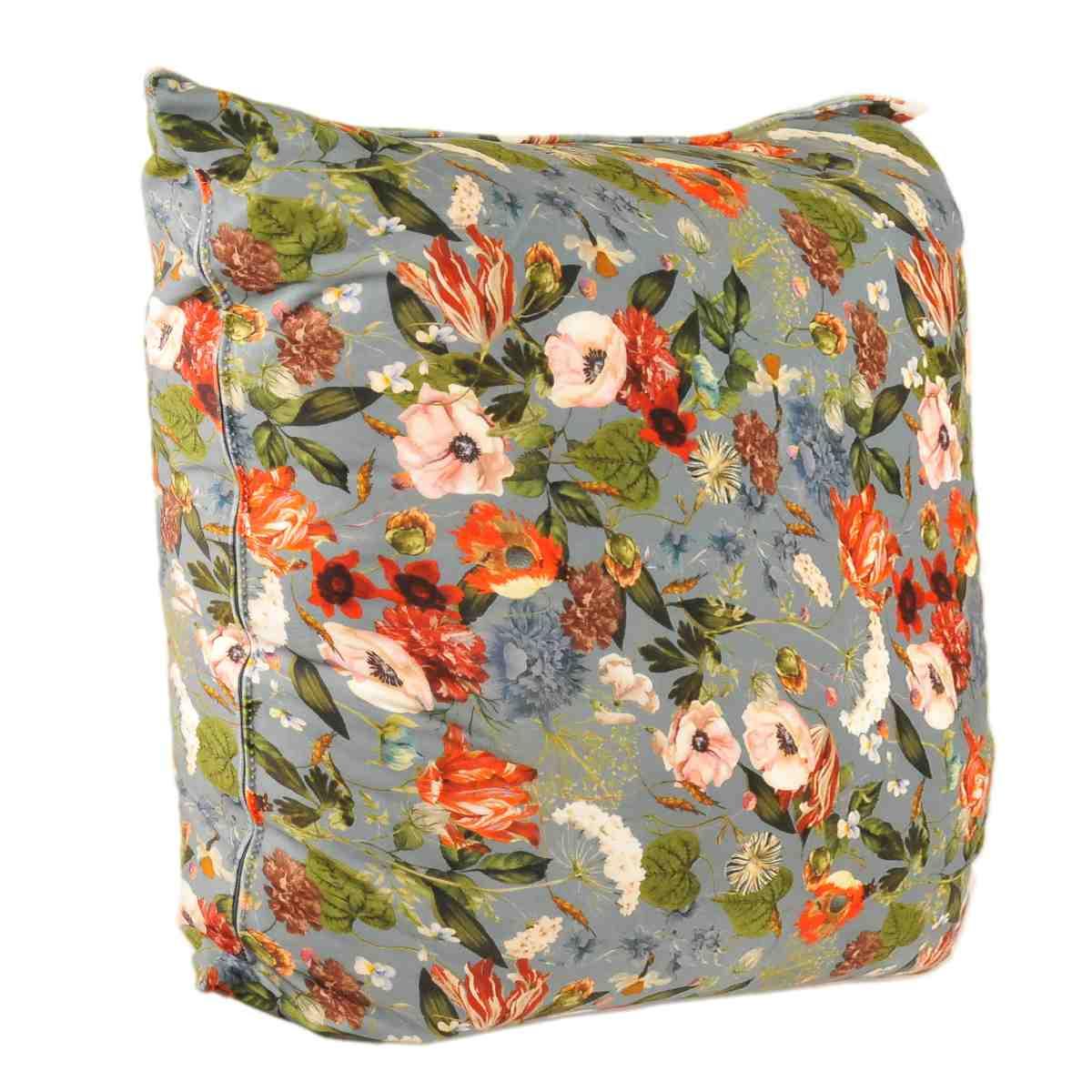 Cuscino Arredo Velour Campanule cm.55x55x23 | Alore Casa