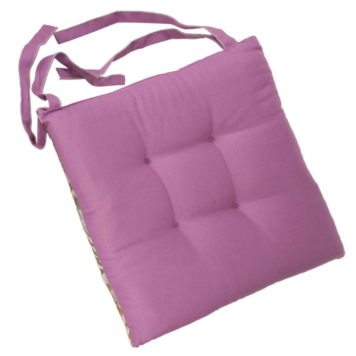 Cuscino Sedia Morbidone Cotton Palma cm.41x41x7 | Alore Casa