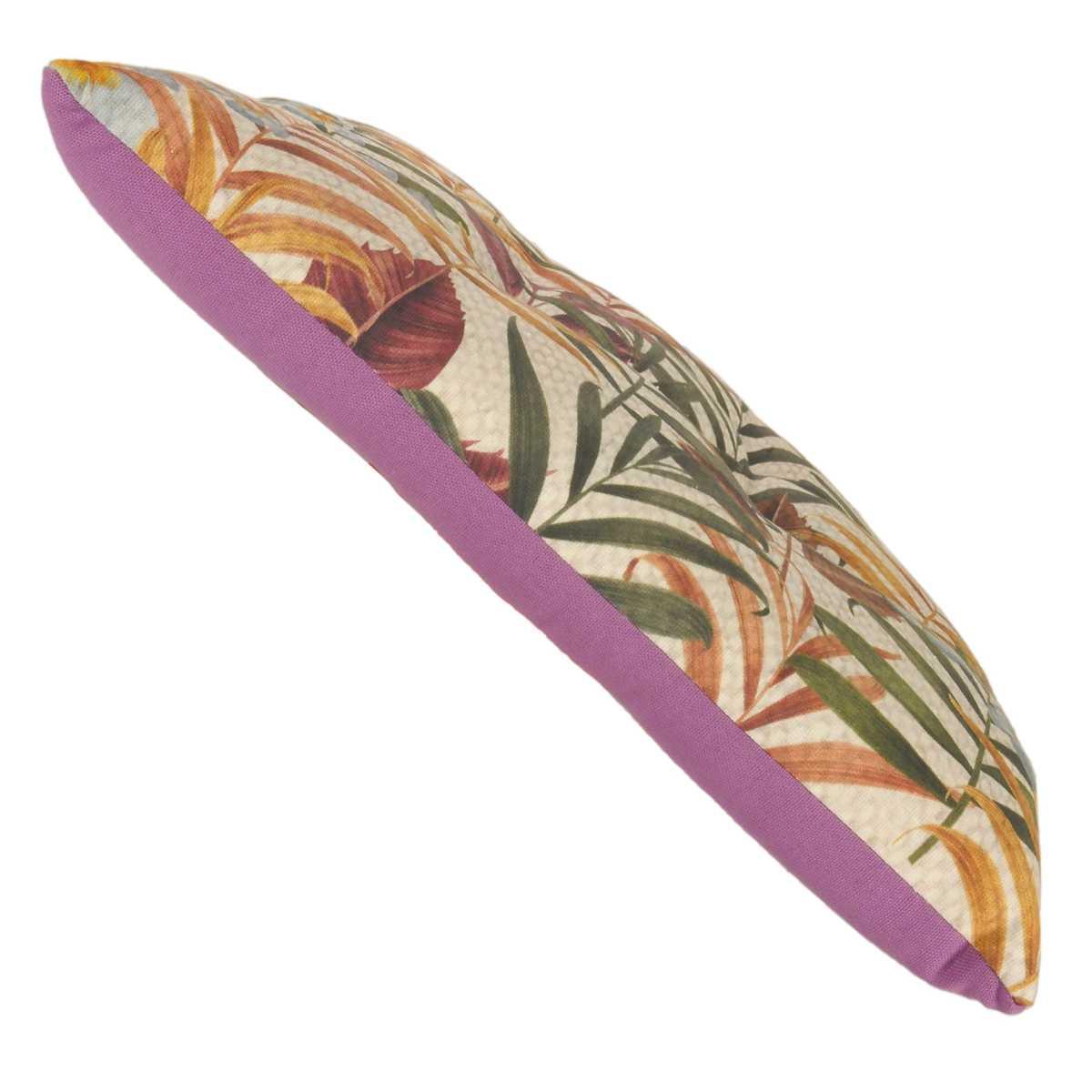 Cuscino Sedia Morbidone Cotton Palma cm.41x41x7 | Alore Casa