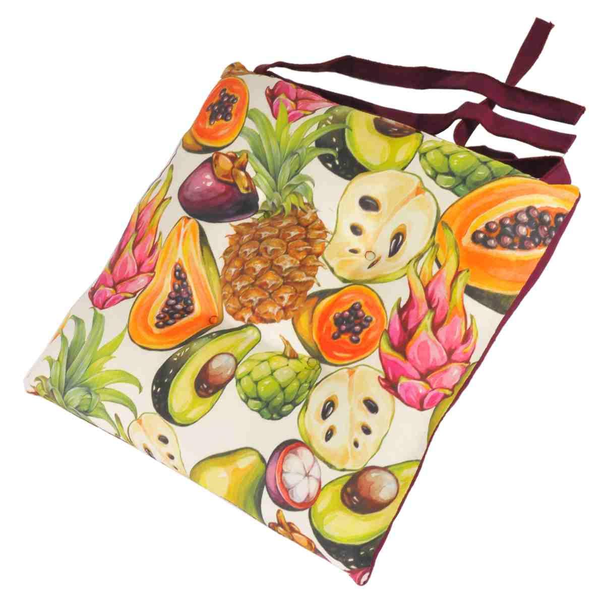 Cuscino Sedia Morbidone Cotton Tropical cm.41x41 | Alore Casa