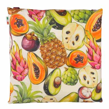 Cuscino Sedia Morbidone Cotton Tropical cm.41x41 | Alore Casa