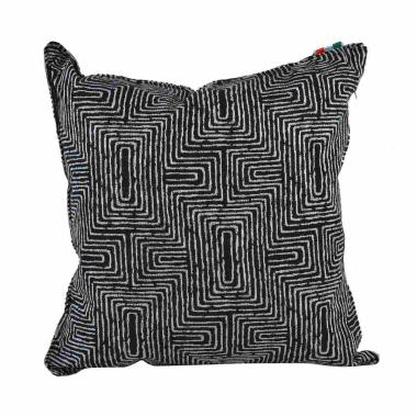 Cuscino Arredo Inca Nero cm.40x40x20 | Alore Casa