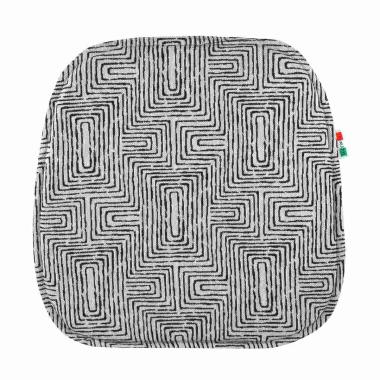 Cuscino Sedia Inca Nero Semitondo | Alore Casa