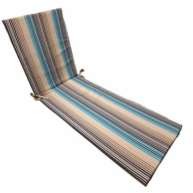 Cuscino Lettino Dralon Righe cm.185x54xh3 | Alore Casa