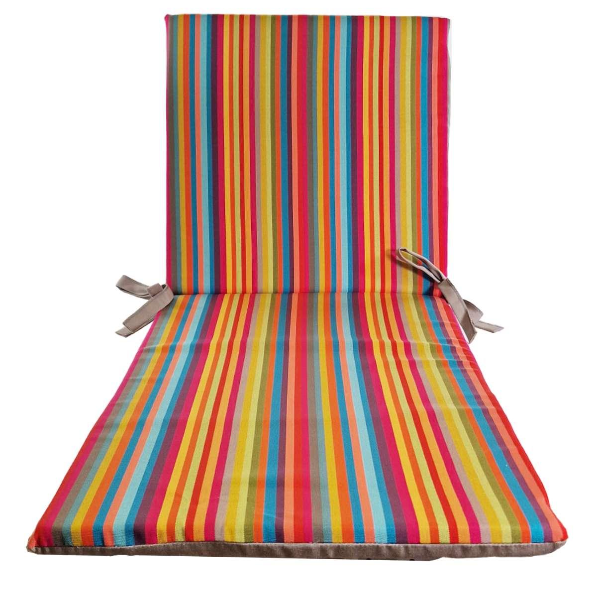 Cuscino Sdraia Dralon Righe cm.70x50xh3 | Alore Casa