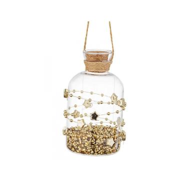 Pallina Natale Vetro cm.10 Bottiglia Oro |Bizzotto