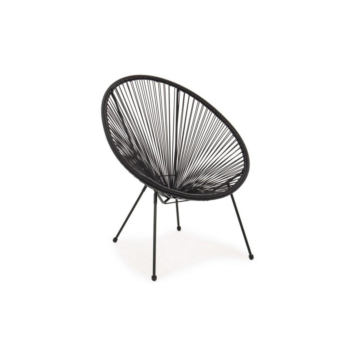 Poltrona Parker Nero | Bizzotto