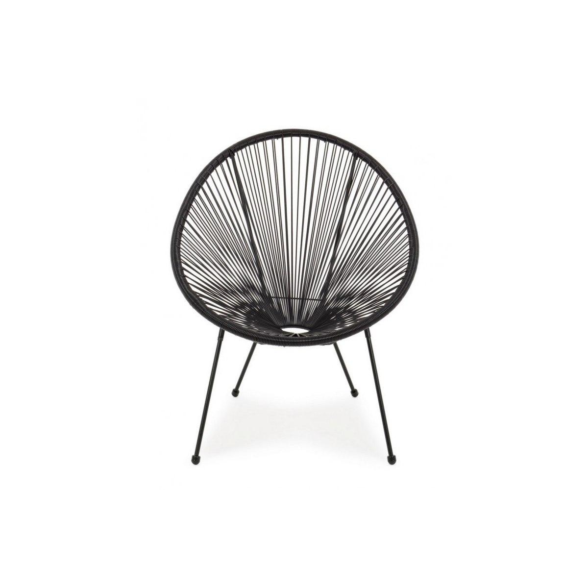 Poltrona Parker Nero | Bizzotto