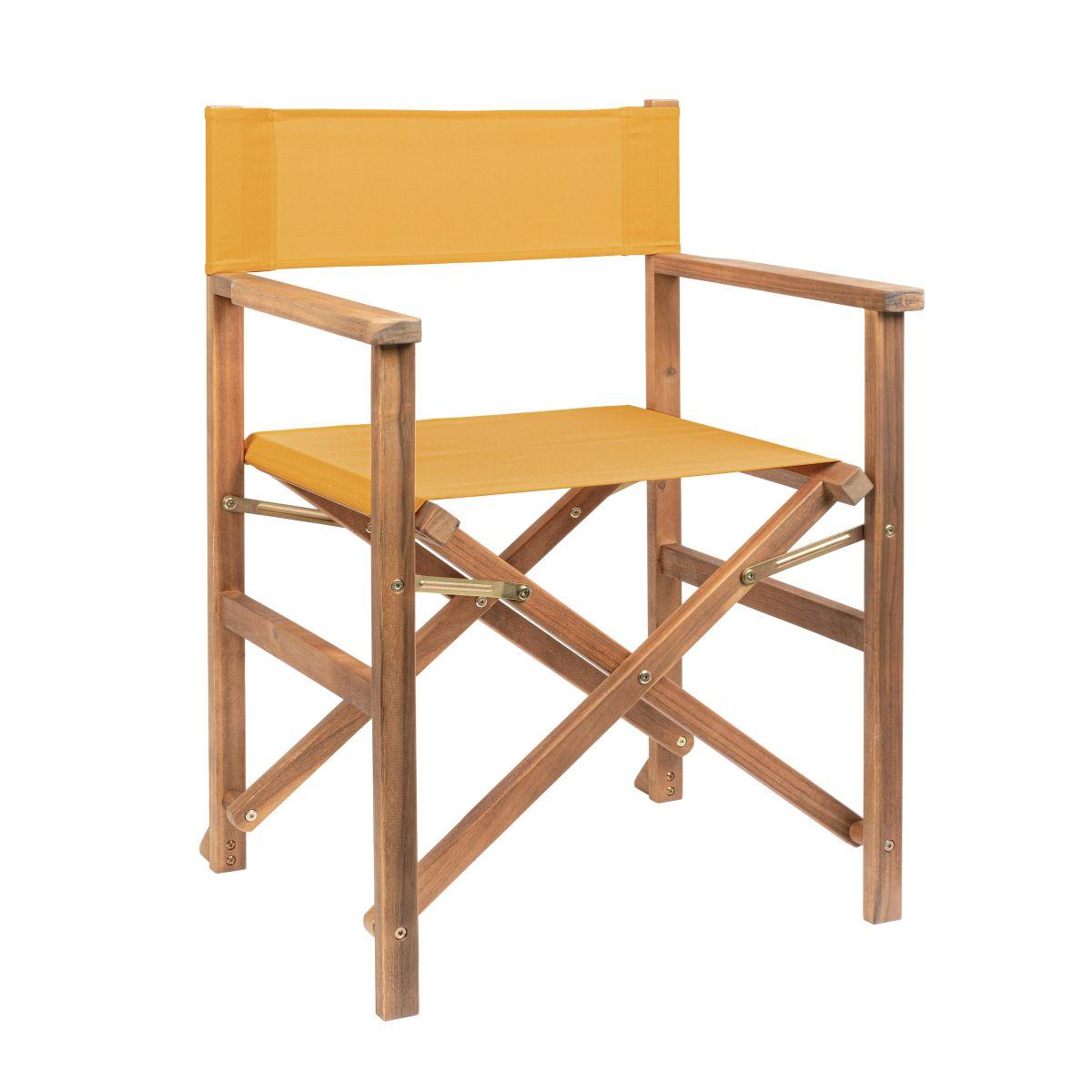 Sedia Regista Legno Noemi Senape | Bizzotto