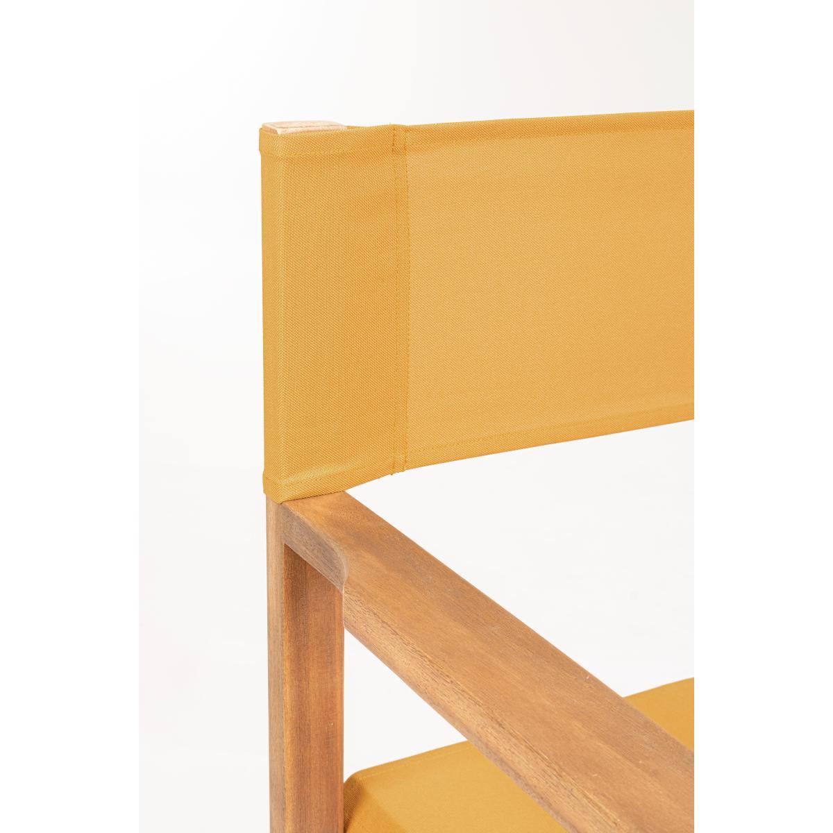 Sedia Regista Legno Noemi Senape | Bizzotto