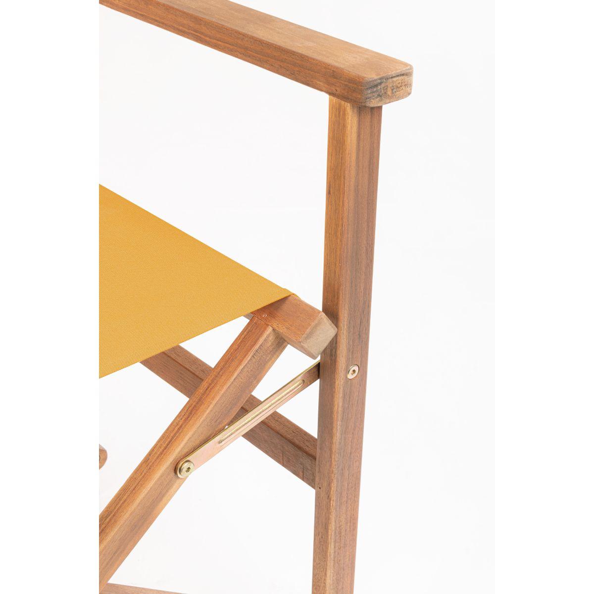 Sedia Regista Legno Noemi Senape | Bizzotto