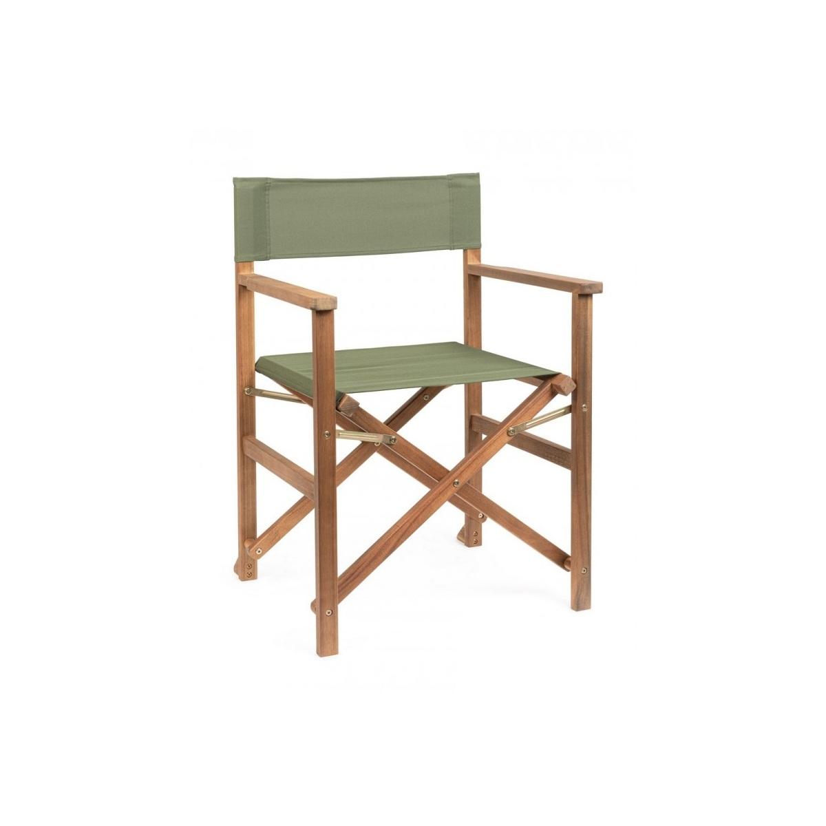 Sedia Regista Legno Noemi Verde Muschio | Bizzotto