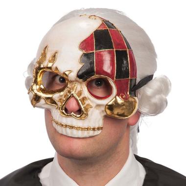 Maschera Viso PVC Teschio Cartapesta |Carnival Toys