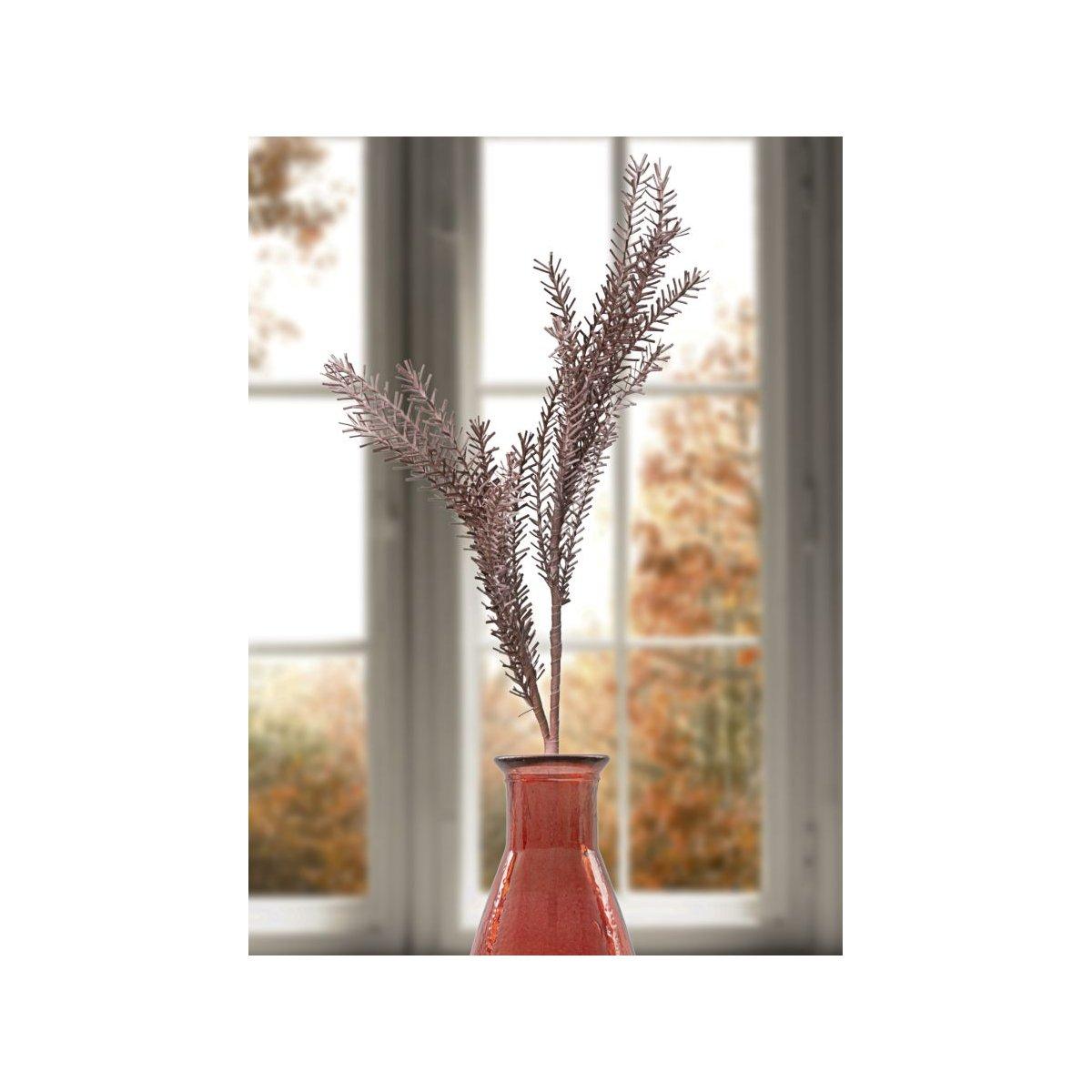 Fiore Bulrush Rosso cm.Ø35x93